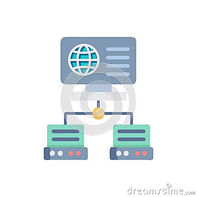 Understanding DNS Server Functionality Stock Photo
