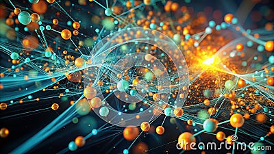 Understanding Generative AIs Circular Data Flow A Visual Exploration of the Lifecycle from Input to Output Stock Photo