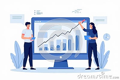 Understanding SEO Visuals: Exploring Factors Affecting Search Engine Placement Stock Photo