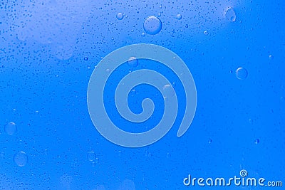 Underwater air bubbles, round shape Stock Photo