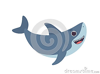 Underwater animal shark concept Vector Illustration