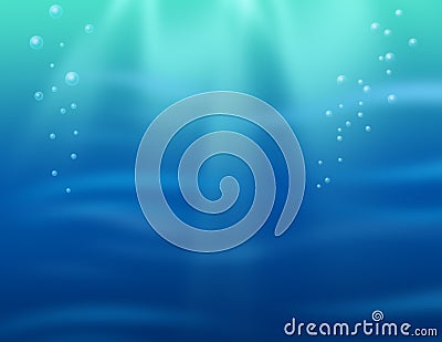 Underwater background Stock Photo