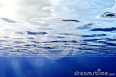 Underwater background Stock Photo