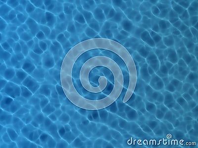 Underwater caustic Stock Photo