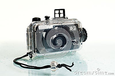 Underwater Photography Camera Stock Photo
