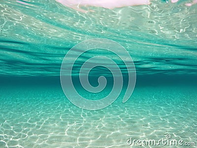 Underwater wallpaper paradise blue water maldives Stock Photo