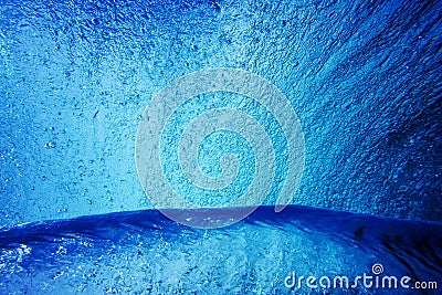 Underwater Wave Stock Photo