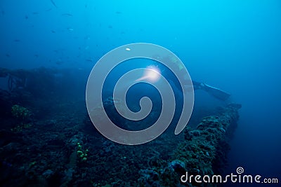 Underwater wreck 1 Stock Photo