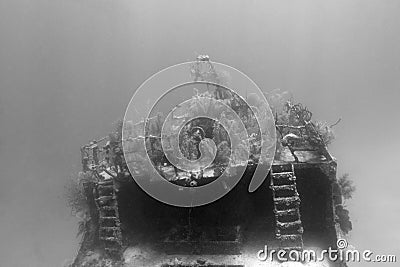 Underwater wreck Stock Photo