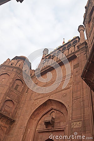 unecso world heritage site, red fort, new delhi Editorial Stock Photo
