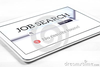 Unemployment and job search problem. Stock Photo