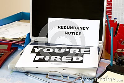 Unemployment and Redundancy Stock Photo