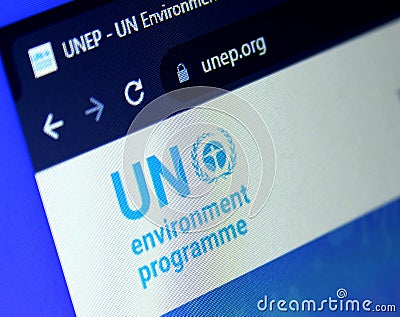 UNEP , un United Nations Environment Programme Editorial Stock Photo