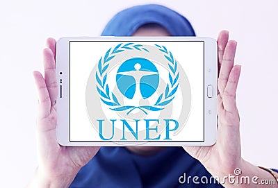 UNEP , United Nations Environment Programme logo Editorial Stock Photo