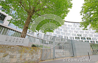 UNESCO headquarter Paris France Editorial Stock Photo