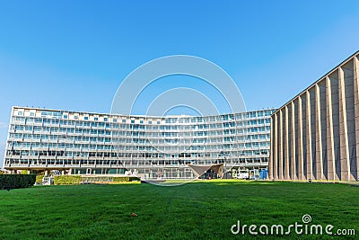 UNESCO headquarter in Paris, France Editorial Stock Photo