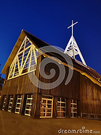 Neringa landscapes in Lithuania in summer Stock Photo