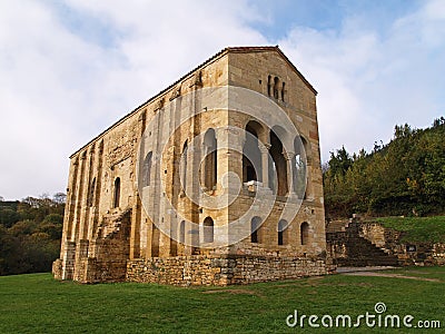 UNESCO protected Santa Maria del Naranco Stock Photo