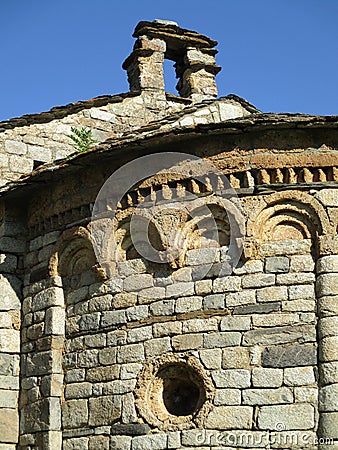Church of Sant Climent of TaÃ¼ll. Spain Stock Photo