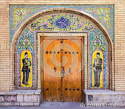 UNESCO World Heritage Golestan Palace in Tehran, Iran Stock Photo