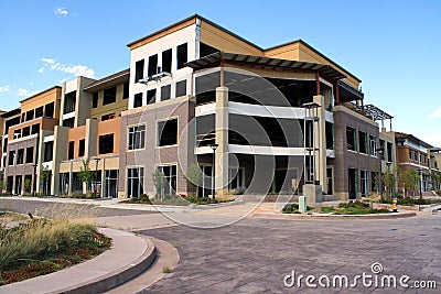 Unfinished Abandoned Building Stock Photo