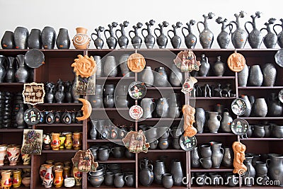 Unfinished handmade pot Editorial Stock Photo