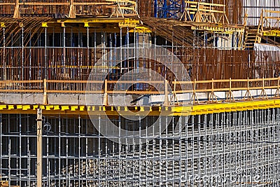 Exterior of building under construction Stock Photo
