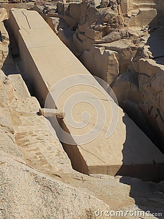 The unfinished obelisk Stock Photo