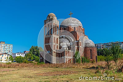 Unfinished serbian orthodox church of Christ the Saviour in Prishtina, Kosovo Stock Photo