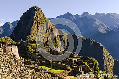Machu Picchu, the wonder travel. Cusco. Peru Stock Photo