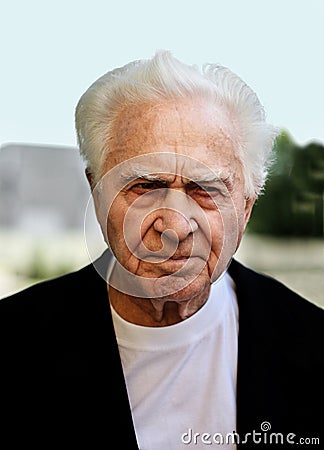 Unhappy Old Man Royalty Free Stock Photography - Image: 243167