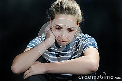 Unhappy Stock Photo