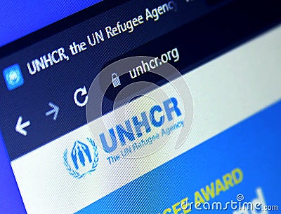 UNHCR , UN Refugee Agency Editorial Stock Photo