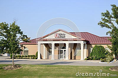 Unico Bank Building, Marked Treeo, Arkansas Editorial Stock Photo