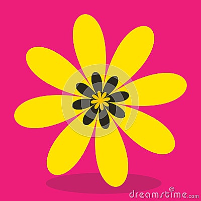 unicorn bees flower 14 Vector Illustration