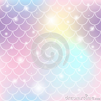 Unicorn color gradient seamless pattern Stock Photo