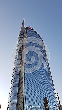 Unicredit Tower Building Editorial Stock Photo