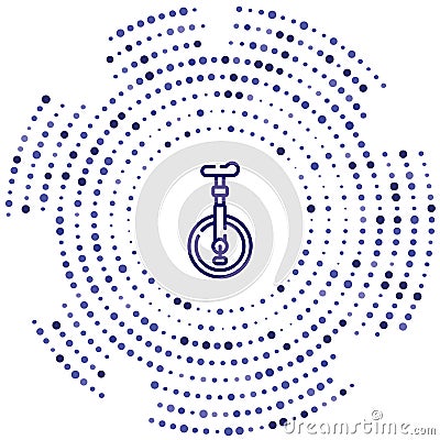 unicycle vector icon. unicycle editable stroke. unicycle linear symbol for use on web and mobile apps, logo, print media. Thin Vector Illustration