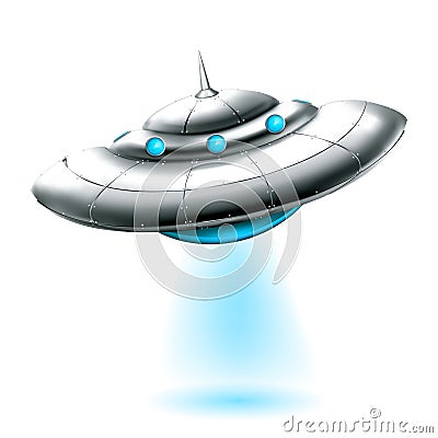 Unidentified flying object Vector Illustration