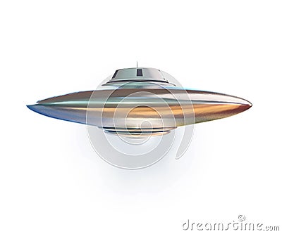 Unidentified flying object Stock Photo