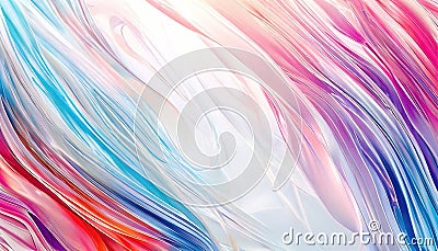 uniform background, several thin rounded lines run across the background, with loops,t Cartoon Illustration