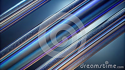 uniform background, several thin rounded lines run across the background, with loops,t Cartoon Illustration