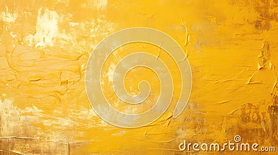 Uniform Daffodil Texture with Stroke of Gold - AI Generated Stock Photo