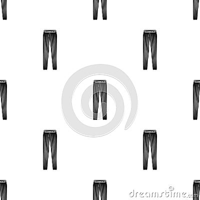 Uniform pants baseball. Baseball single icon in black style vector symbol stock illustration web. Vector Illustration