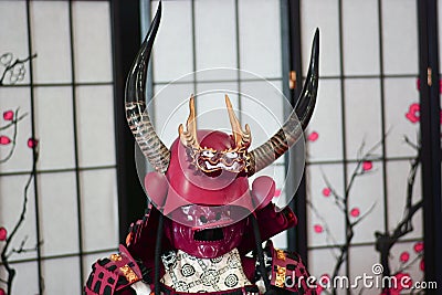 The uniform of the Samurai, Ancient Japanese Traditions Stock Photo