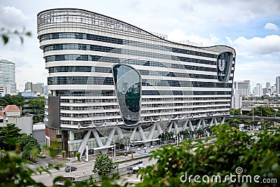 Unilever House. This custom built sustainable and energy-efficient office building will be the Headquarters for Thailand Editorial Stock Photo