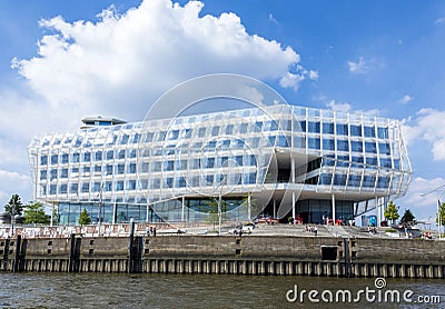 Unilever House, HafenCity, Hamburg, Germany, Europe Editorial Stock Photo