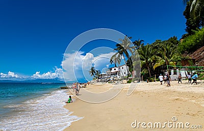 Playa Las Animas in Mexico Editorial Stock Photo