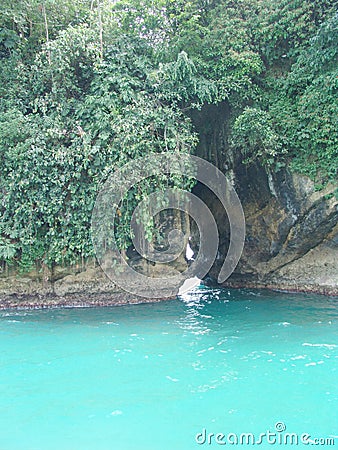 Uninhabited island Bocas de Toro Stock Photo