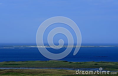 Uninhabited Islands of the Outer Hebrides of Scotland Stock Photo